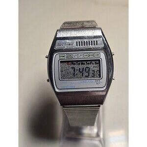 Vintage Nelsonic Alarm Chrono Digital Watch. New Battery. Running